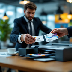 Same Day Business Cards: Make an Impression on the Fly