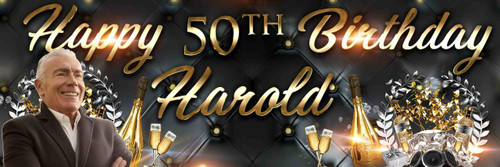 Black Gold champagne banner Black Gold champagne banner