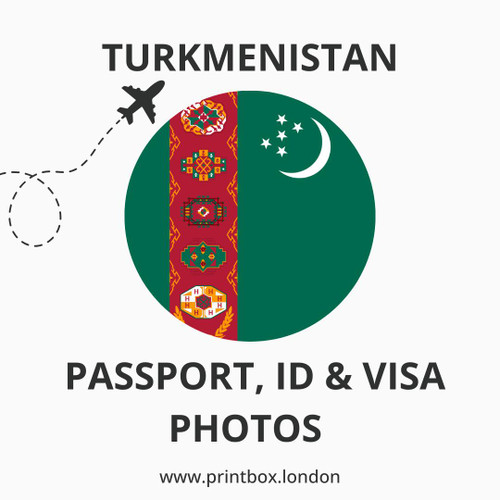  Turkmenistan Passport, Visa & ID Photos 