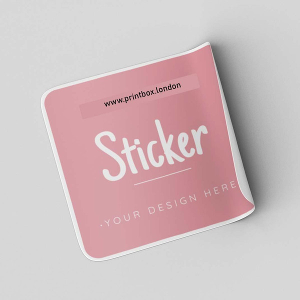 Square Stickers and Labels Printing in London