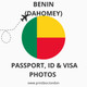  Benin (Dahomey) Passport, Visa & ID Photos 