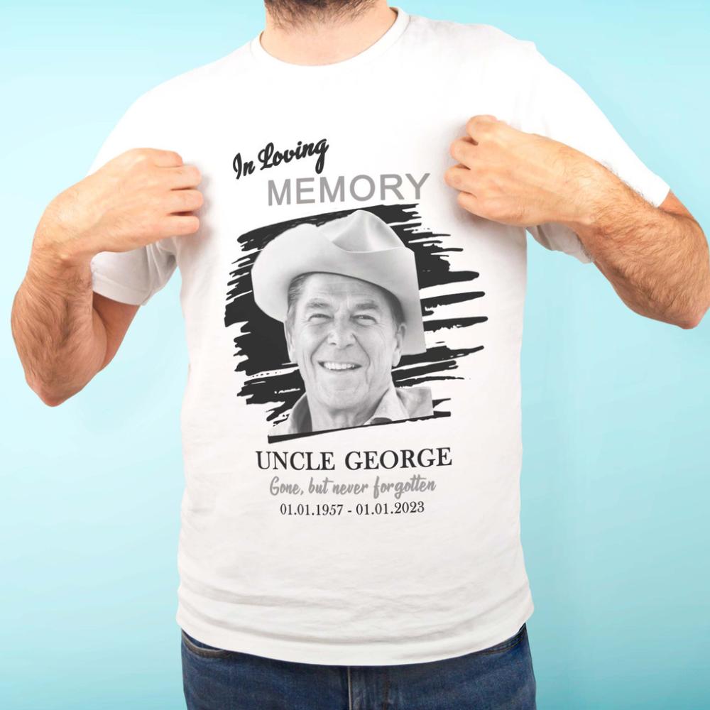 Funeral T-shirts single photo stroke design PRINTBOX