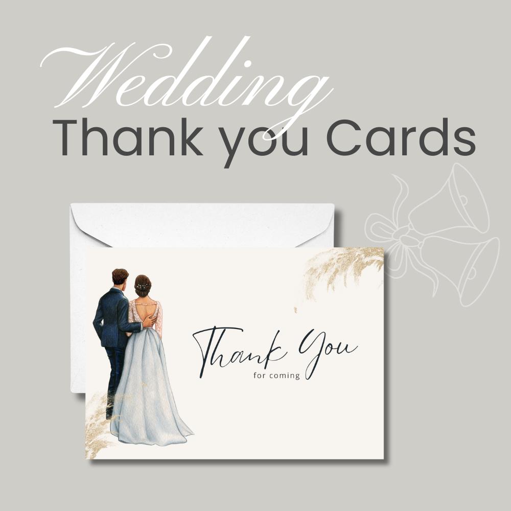 1 year wedding thank you cards | Honestweddingadvice.com