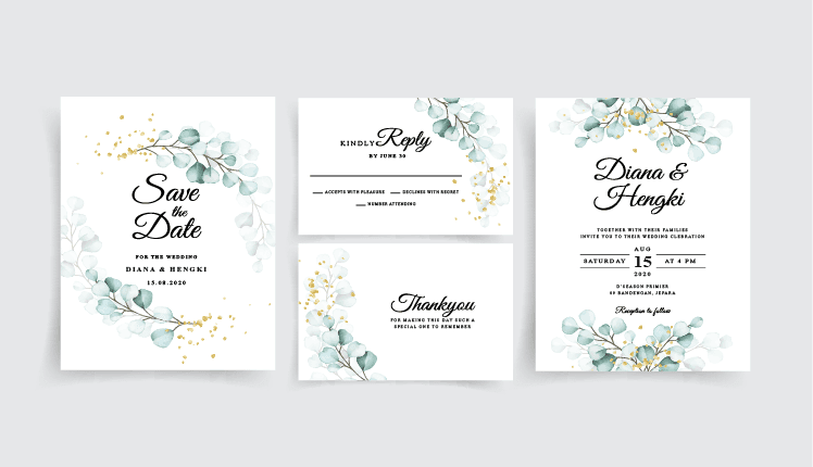 wedding stationary printing in tottenham