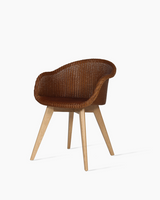 Avril dining chair oak base