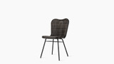 Lena dining chair steel A base
