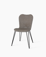 Lily dining chair black hairpin base