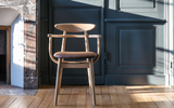 Teo dining armchair upholstered