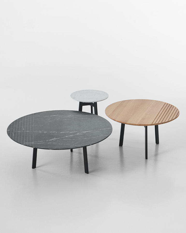 Groove side table