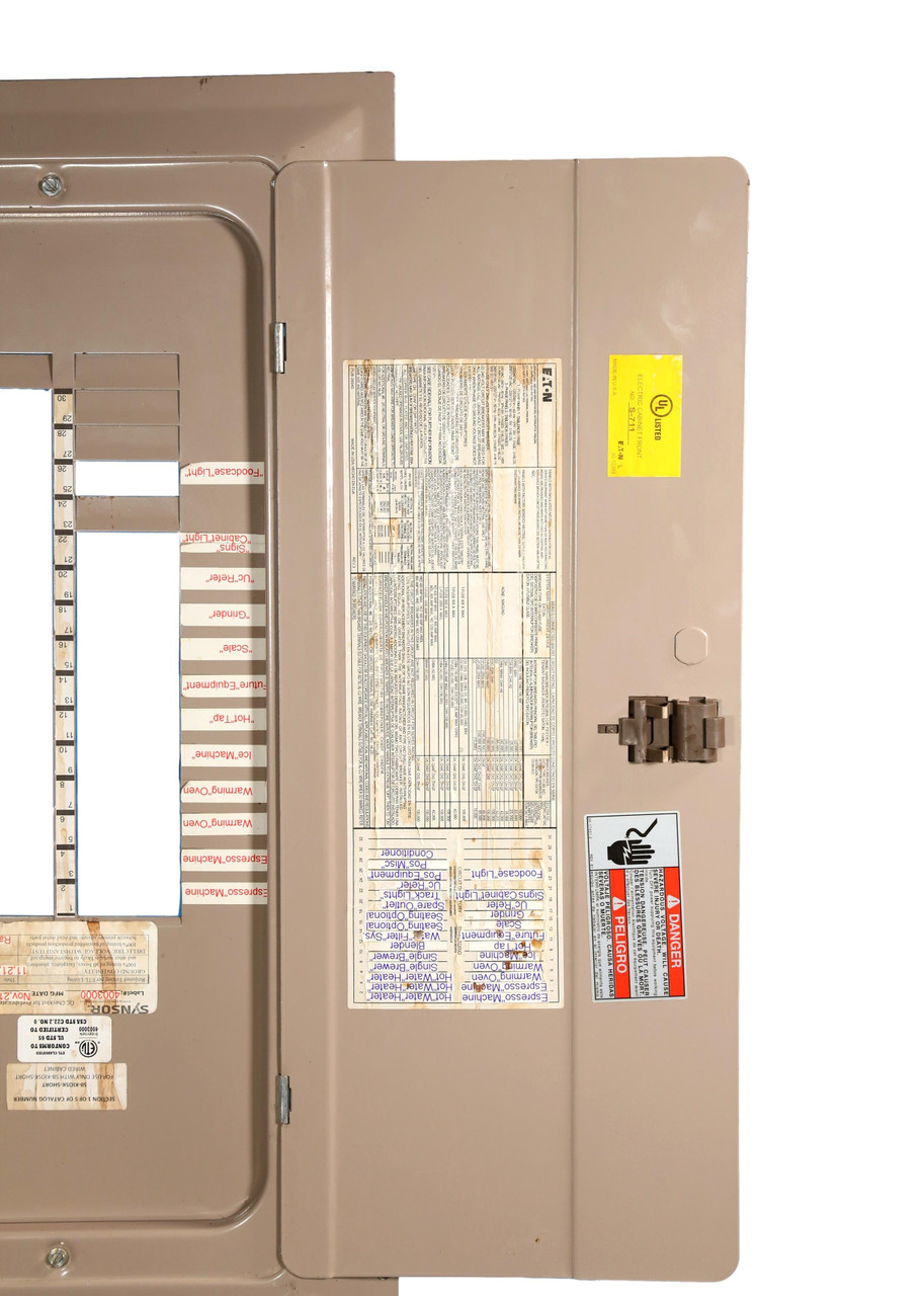 Parts, Replacement or Repairs Eaton 225A Load Center CH30L3225D