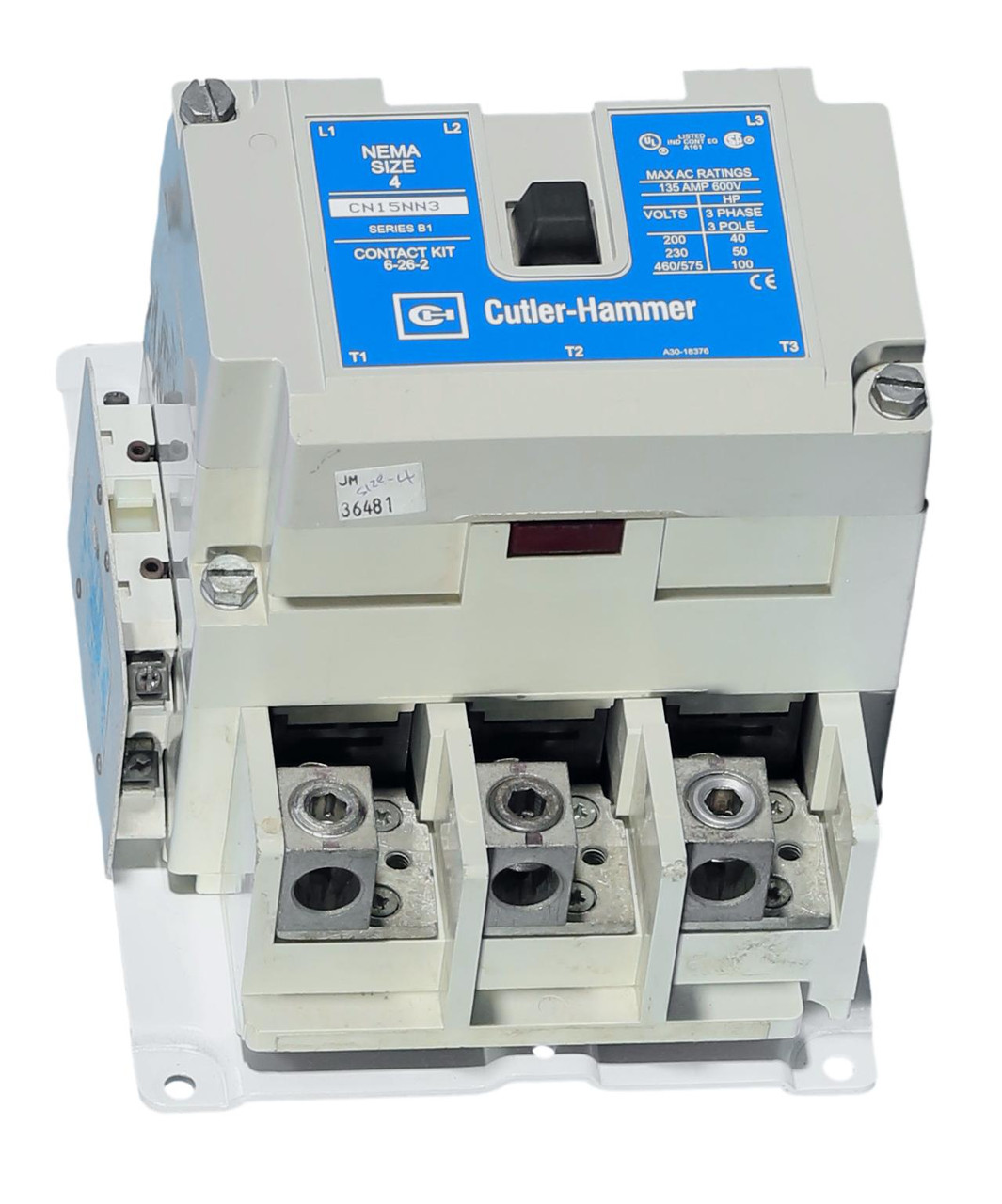 なのは　N4コン Size 4 NEMA Contactor, Full Voltage by Cutler-Hammer