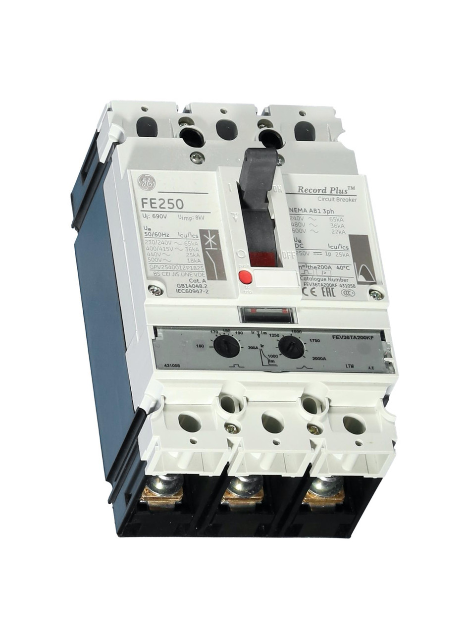 美品 MITCHELL RECORD BREAKER 5.6 FEV36TA200KF General Electric Record Plus 200A Max. Circuit