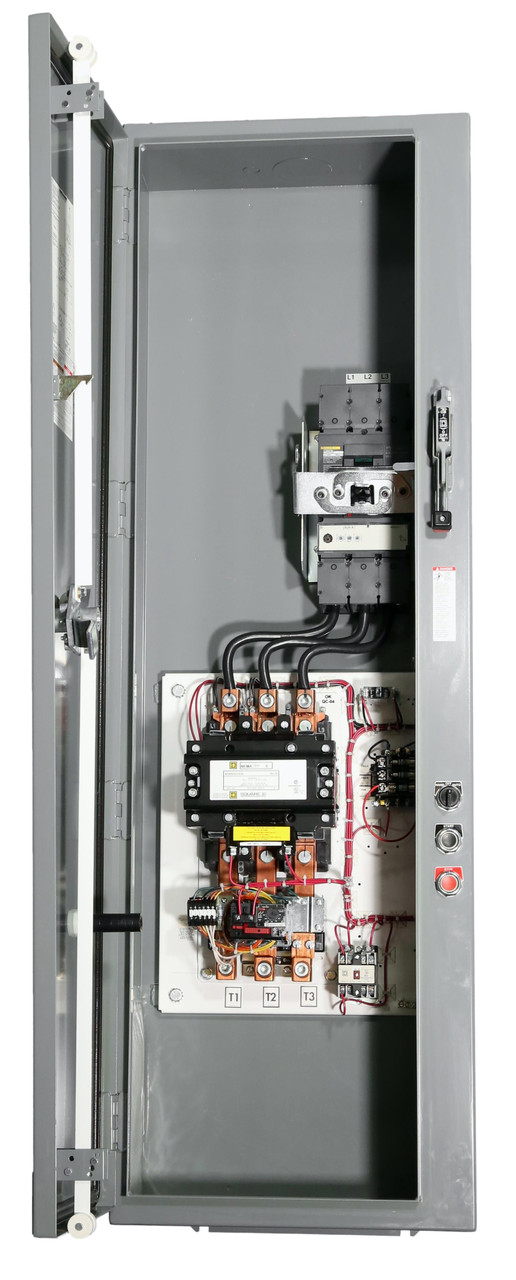 New Square D Size-5 Motor Controller w/Solid-State Overload Relay New Square D Size-5 Motor Controller w/Solid-State Overload Relay