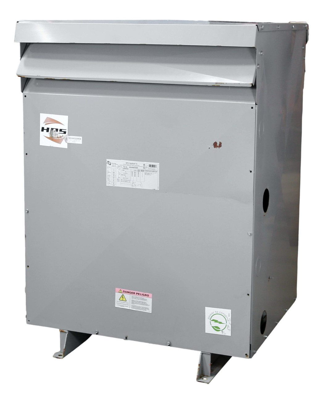 225kVA Dry type Power Transformer from Hammond 480 to 208Y/120V