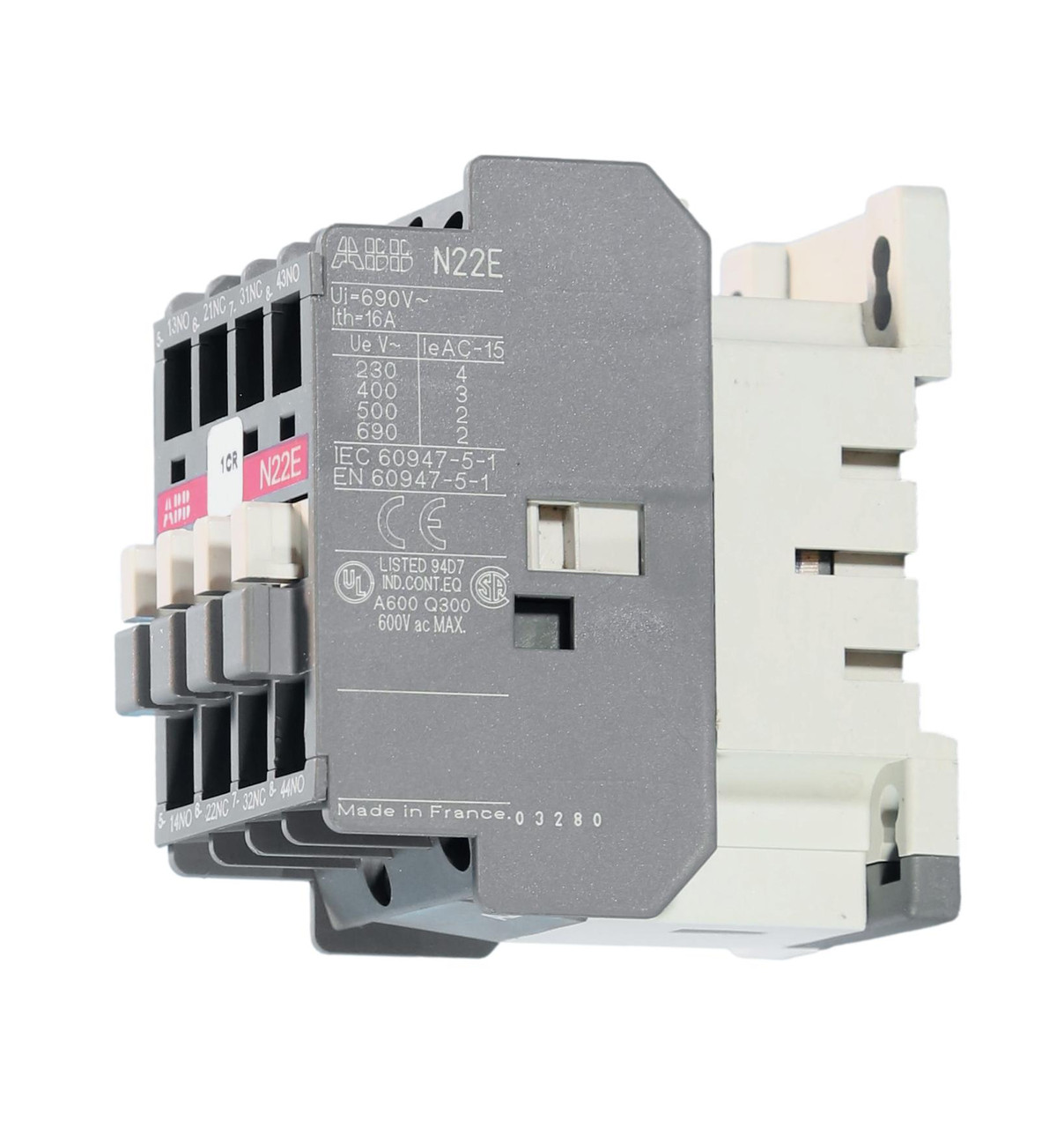 N22E
ABB 4 Pole Contactor