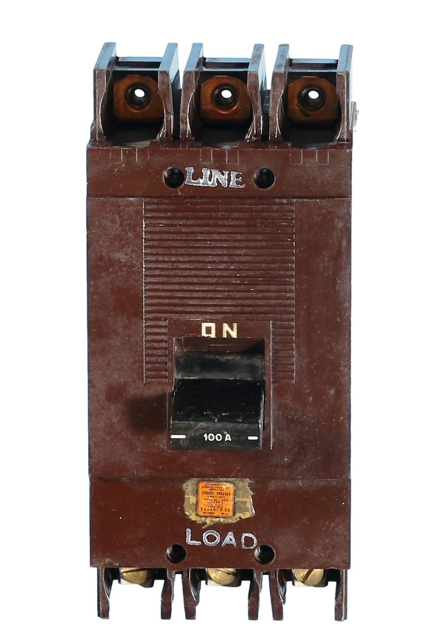 ML-2 Frame Size
100 Amp 3 Pole