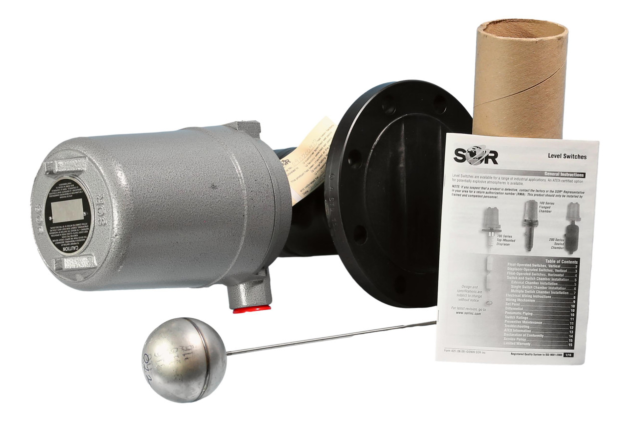 SOR Level Control Float Switch, 230 PSI - Breaker Outlet