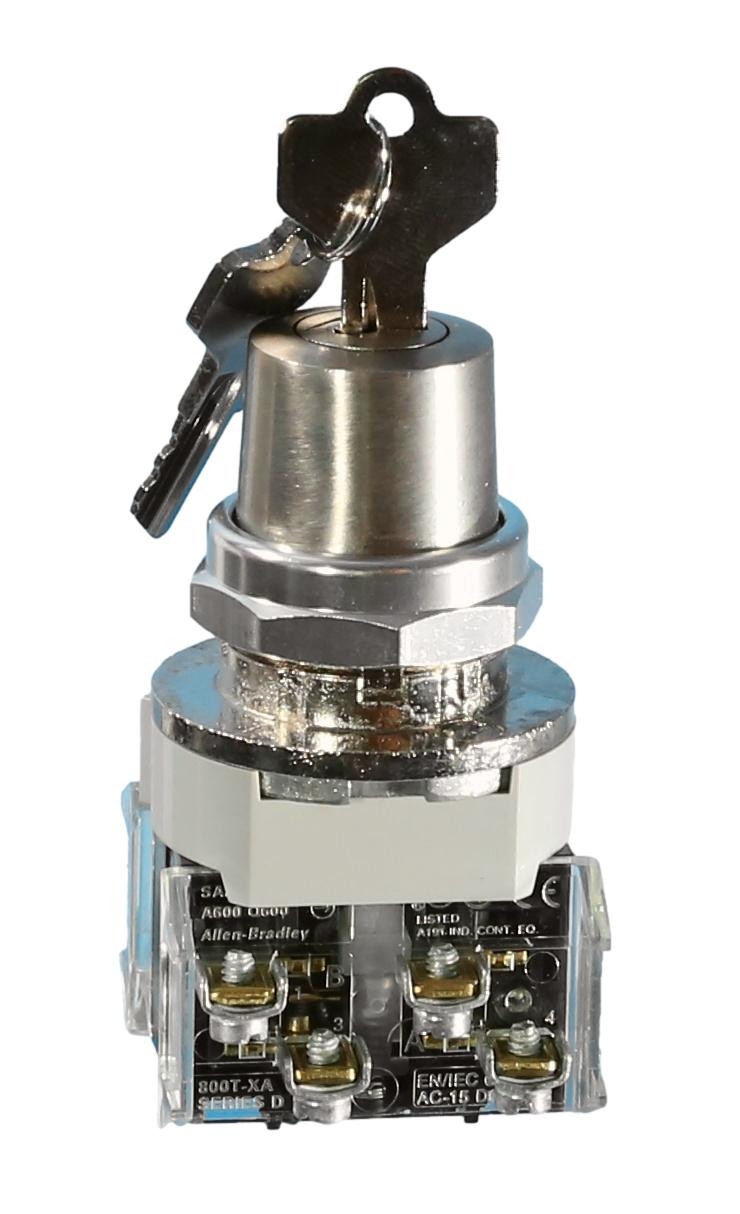 Allen Bradley 3 Position Spring Return Selector Switch 800T-J42B