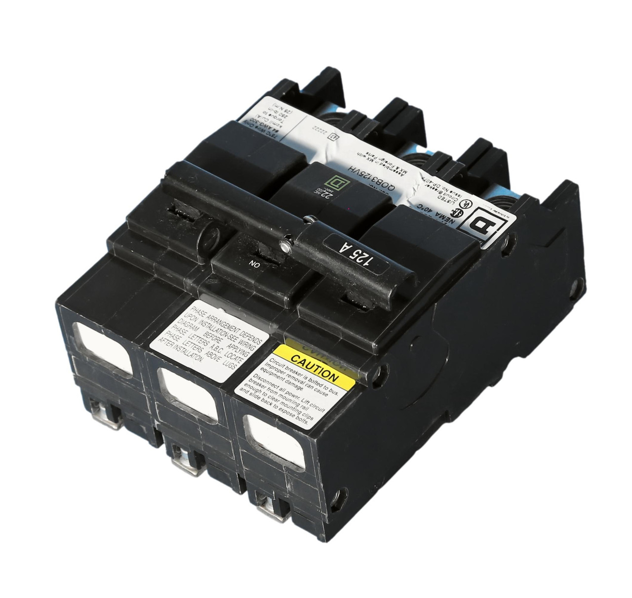 QOB3125VH Bolt-on 22,000 AIC Square D Circuit Breaker - Breaker Outlet