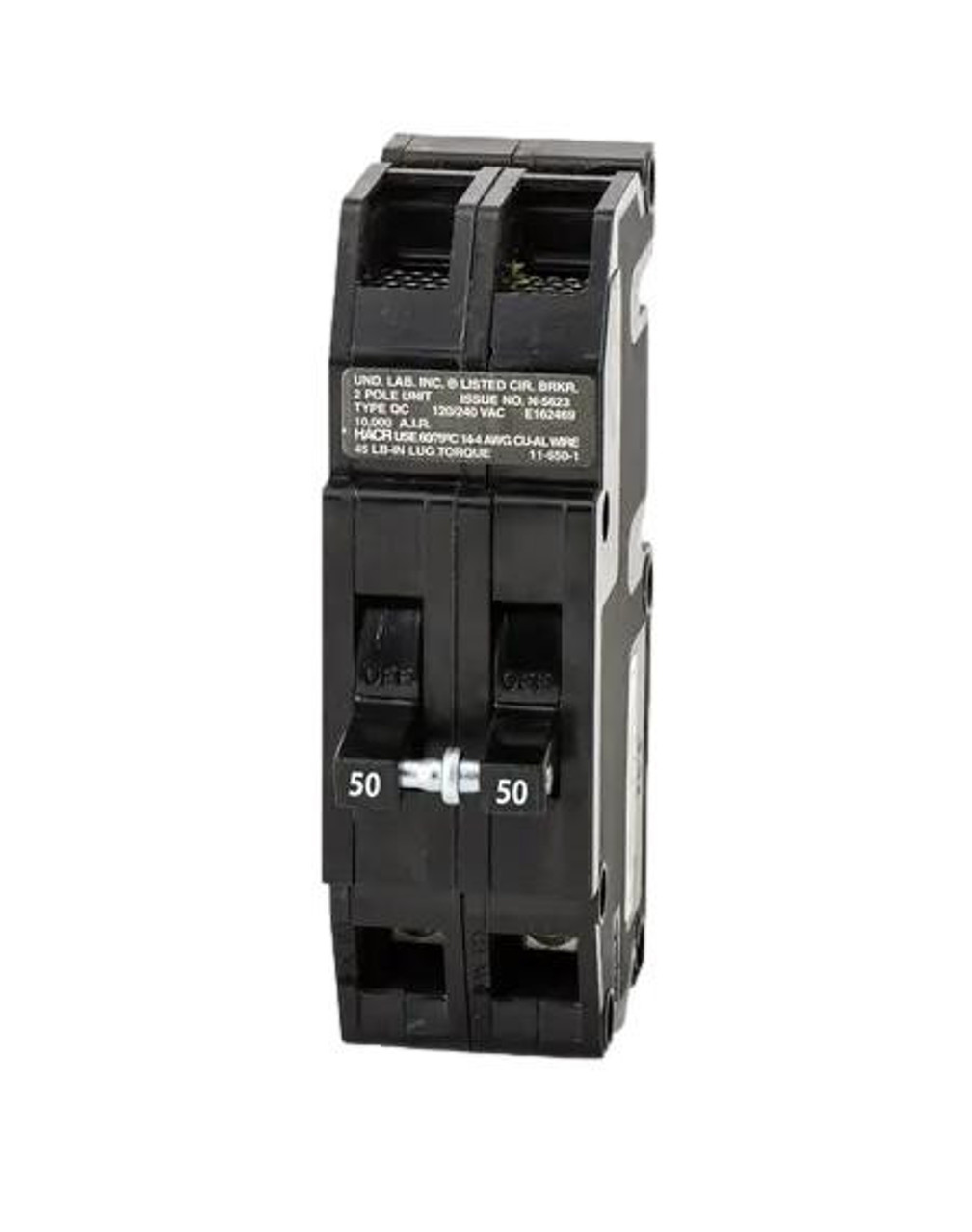 QC60 or QCAL60
2 Pole
50 Ampere