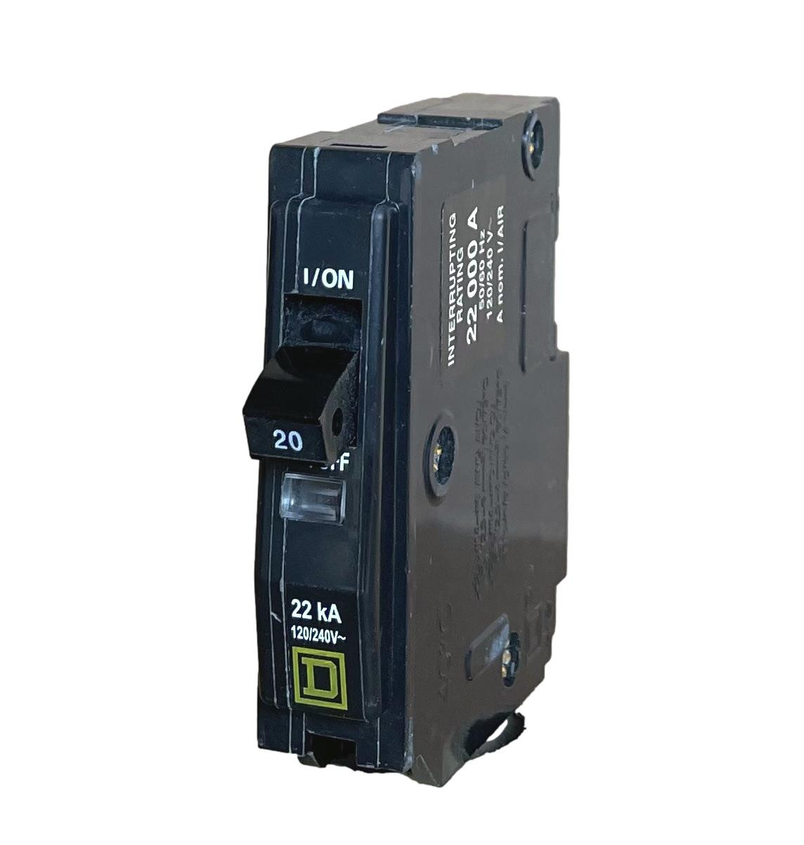 はるか　約20㎏ QO120VH 22kAIC Circuit Breaker, 20A 1 Pole - Breaker Outlet