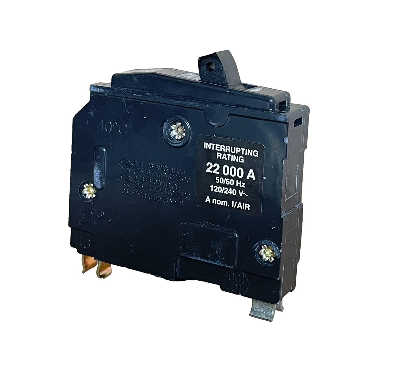 QO120VH 22kAIC Circuit Breaker, 20A 1 Pole - Breaker Outlet