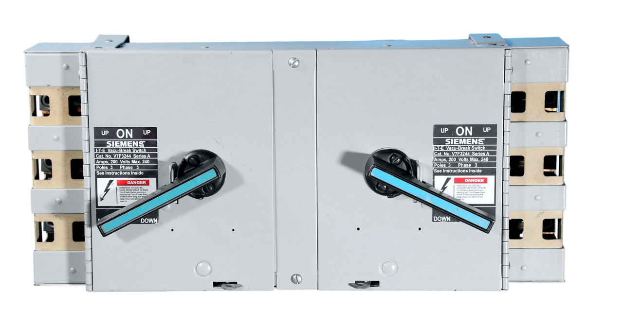 New 240VAC Twin Fusible Panel Switch V7F3244 200 Amp
