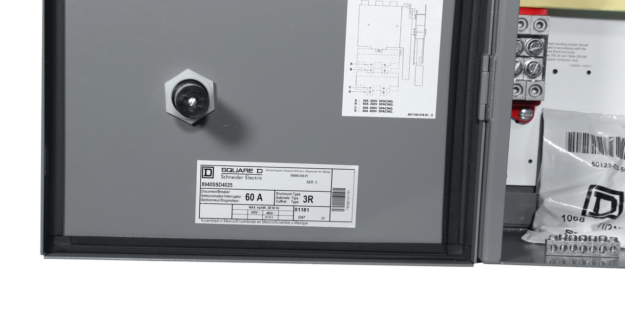 Square D Fused Size-2 Pump Panel w/Motor Logic Overload & more