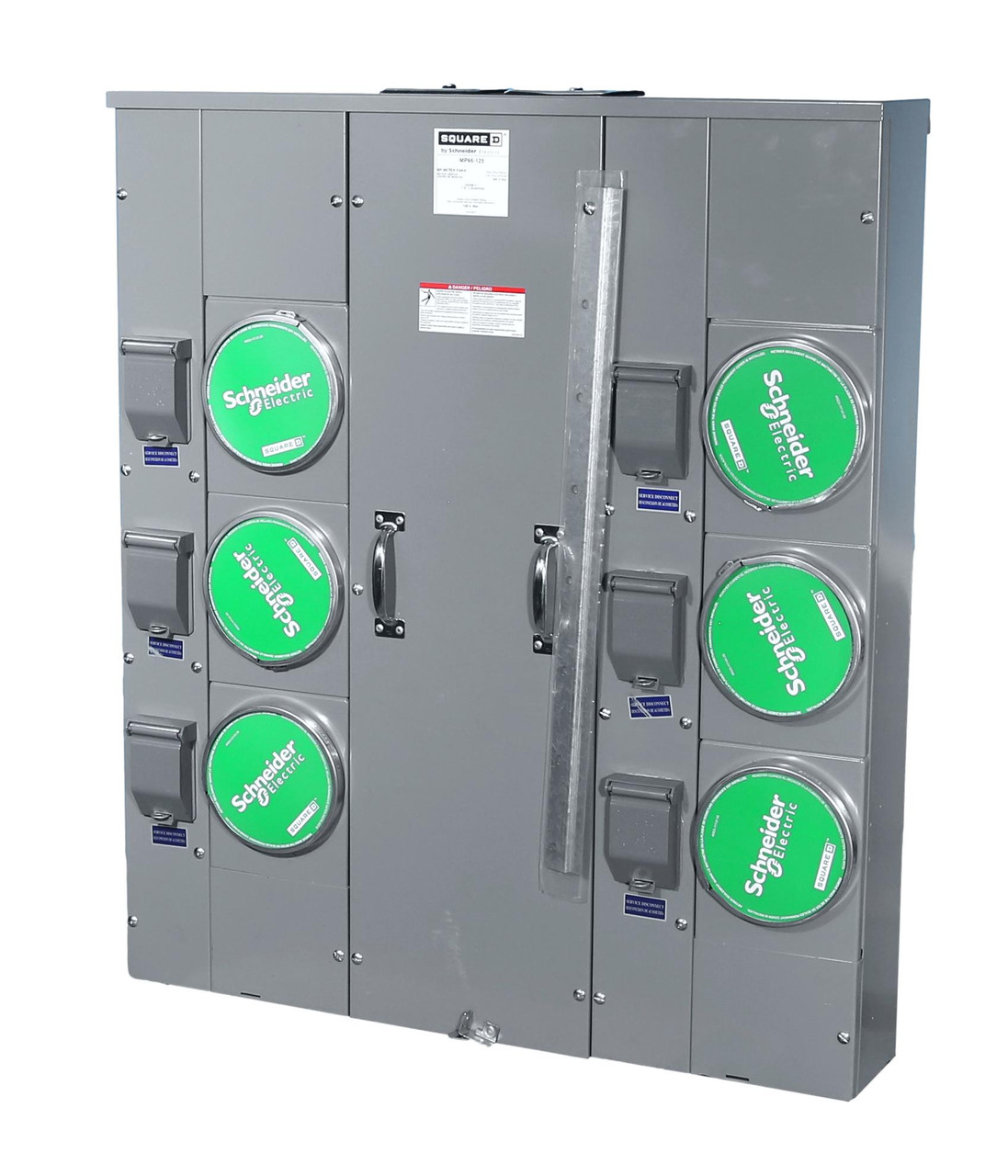 New 6 Position Meter Center, MP Meter-Pak MP66125. 4 Jaw, No