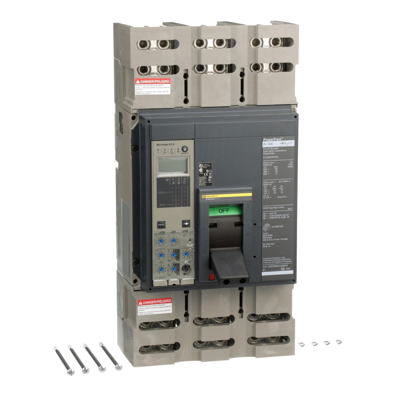 Affordable PJL36120U44A Amp Micrologic LSIG 1200A Circuit Breaker
