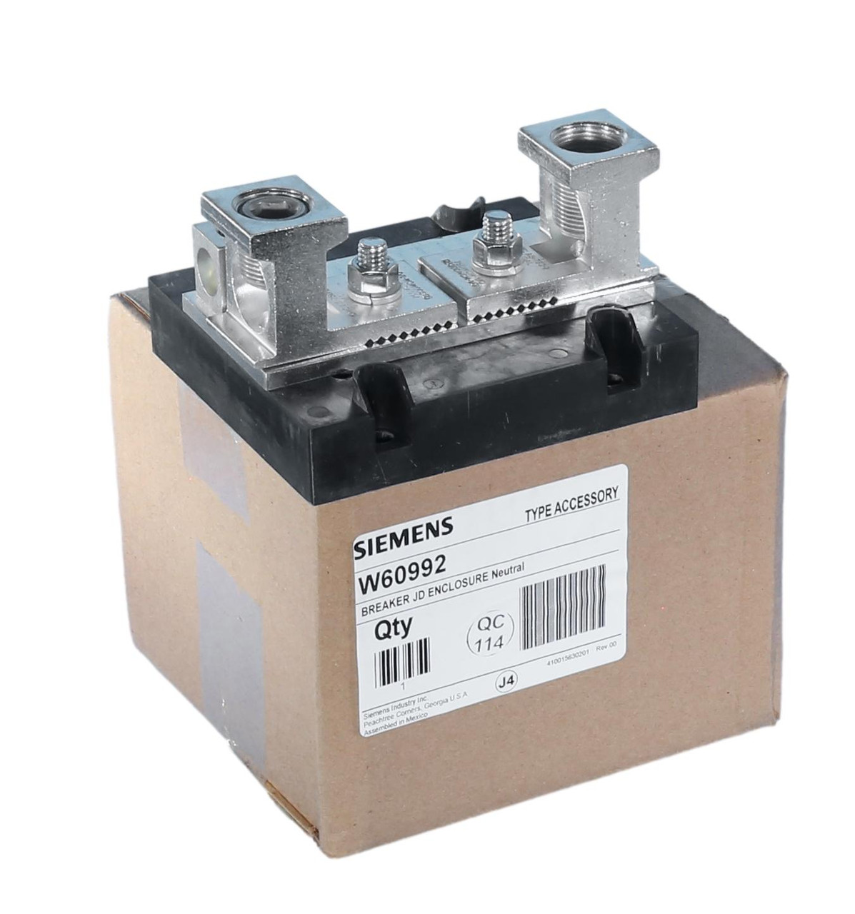 400A Rated Solid Neutral W60992 for use in Vacu-Break Safety Switch