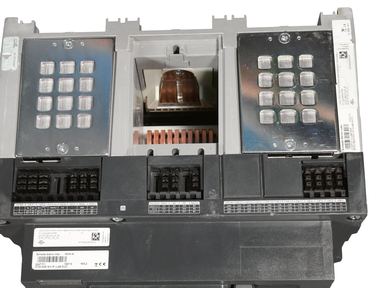 Newly removed MTZ2-08H3 PowerPact 600A Power Pact Circuit Breaker