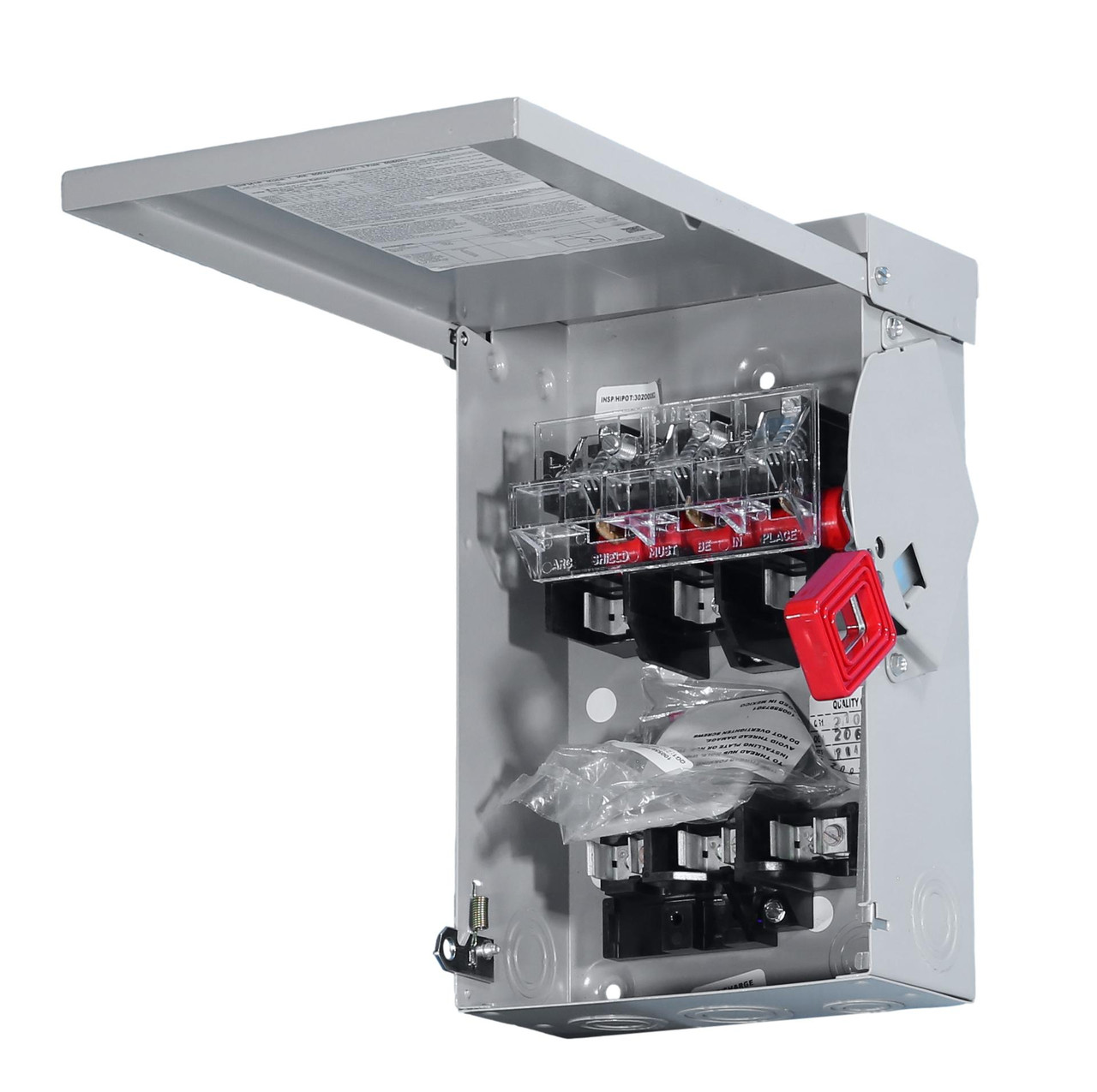 Midwest MHF361R Outdoor Fusible Single Throw 30 Amp Safety Switch