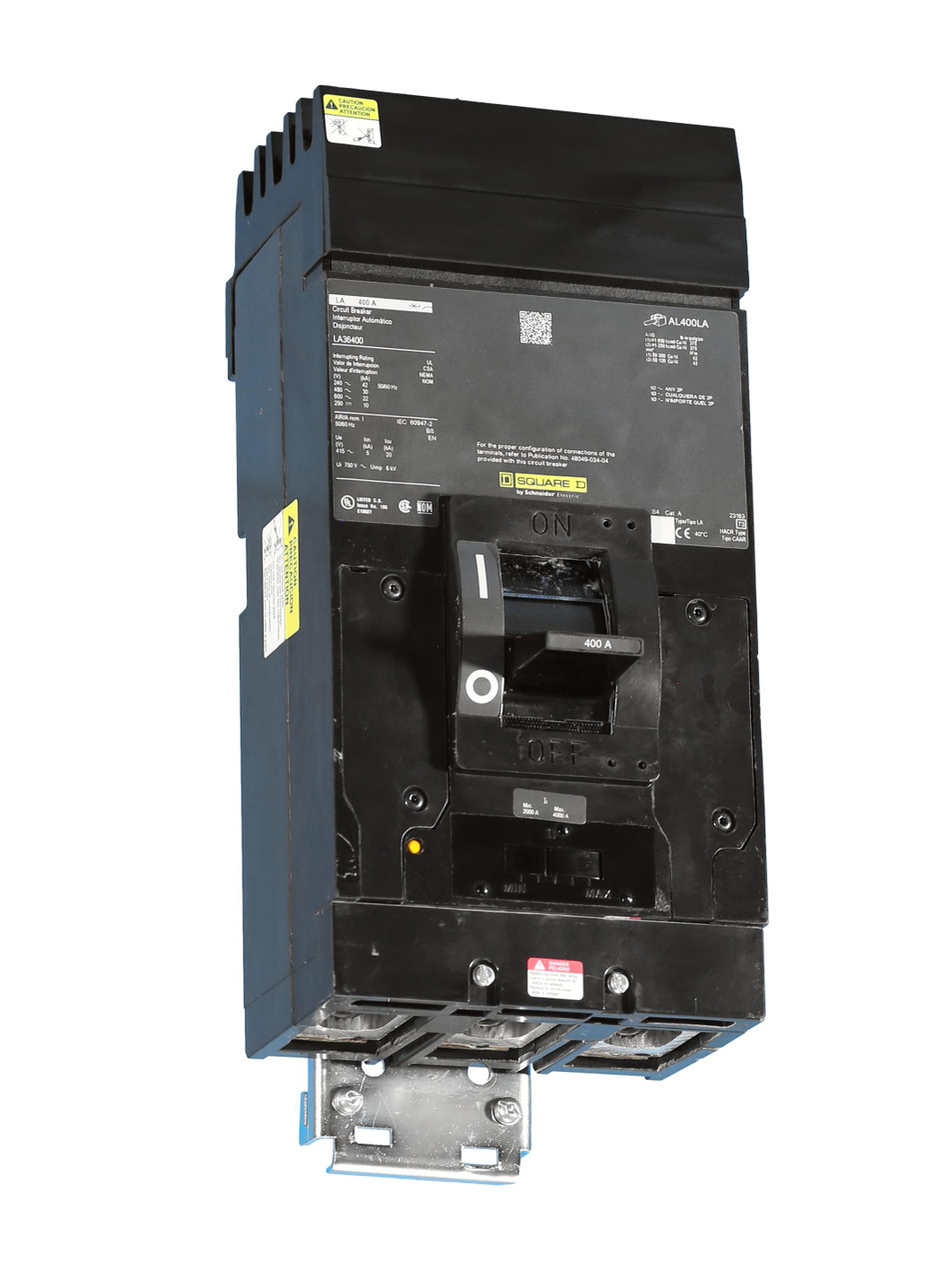 LA36400
400 Amp I-LINE Mount Circuit Breaker