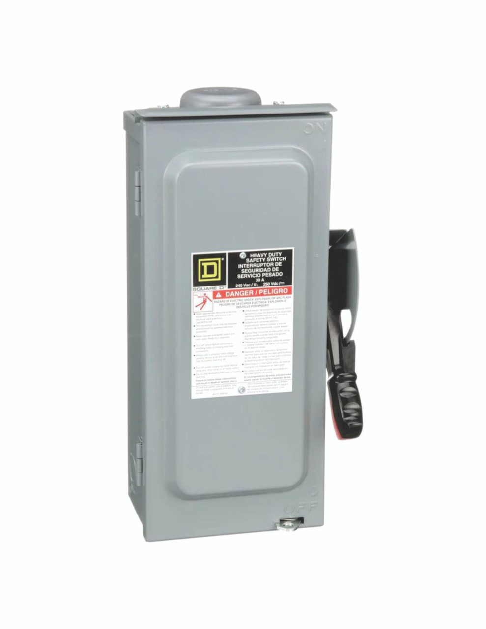 H321NRB 
30A Square D Rainproof Fusible Safety Switch
