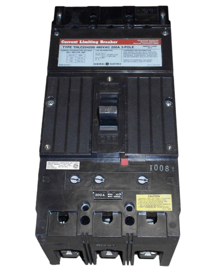 Heavy Duty THLC234175 Current Limiting 175A Circuit Breaker w/Shunt