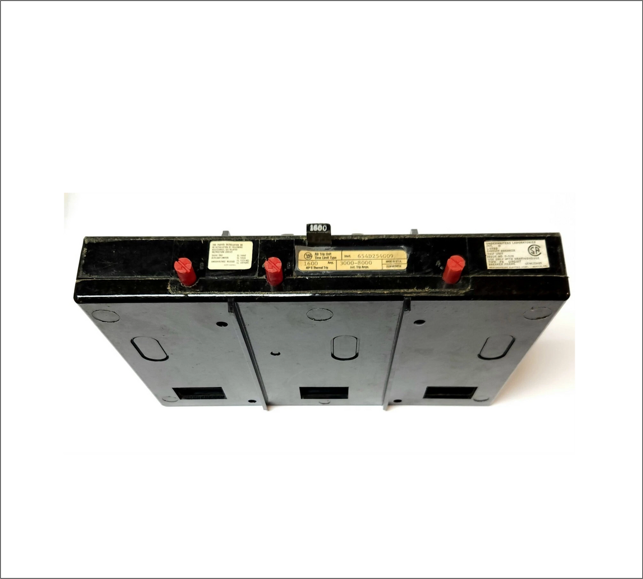 PB31000T Westinghouse Circuit Breaker w/1000A Trip Unit
As Shown