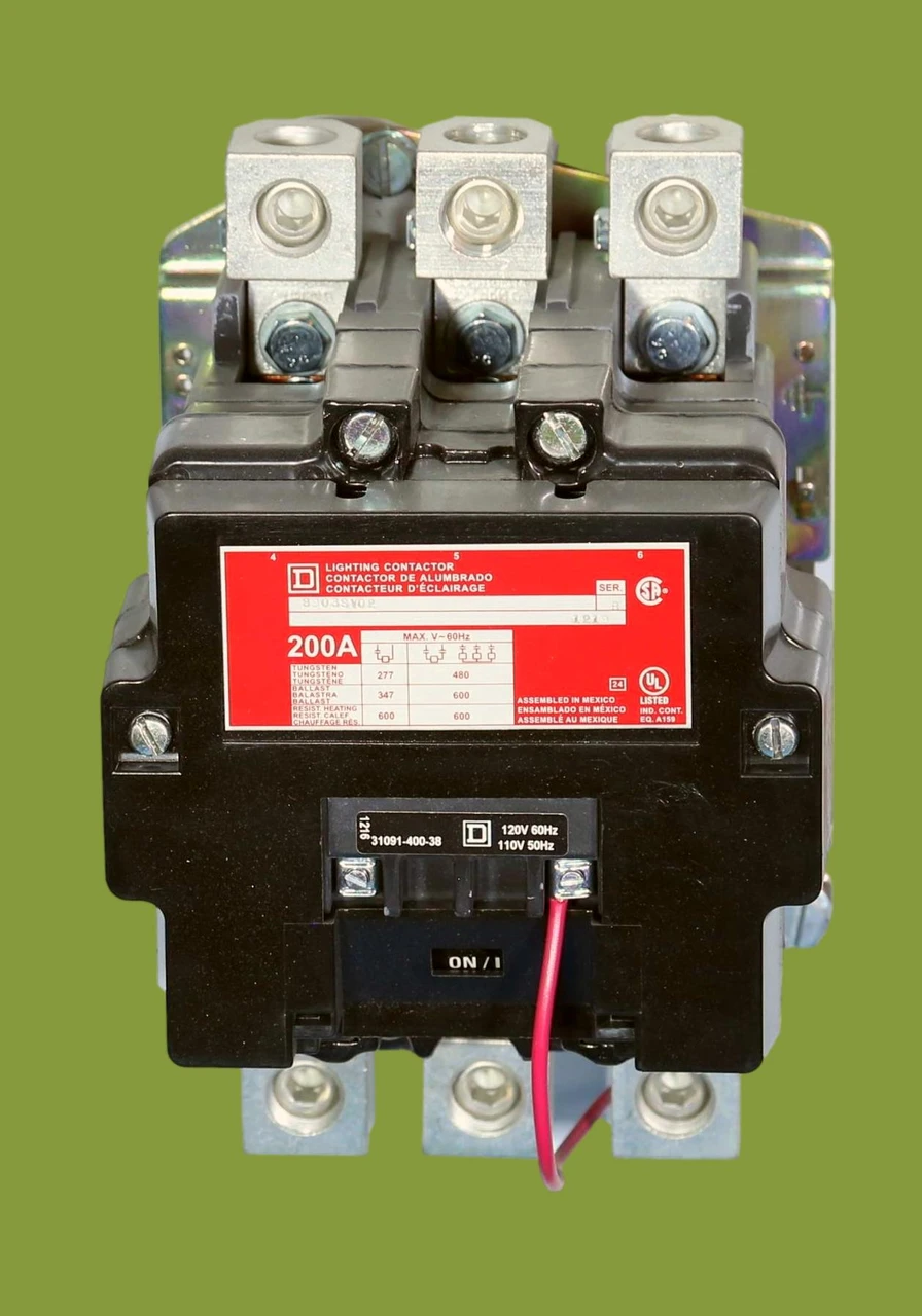 200A Lighting Contactor
120V Coil