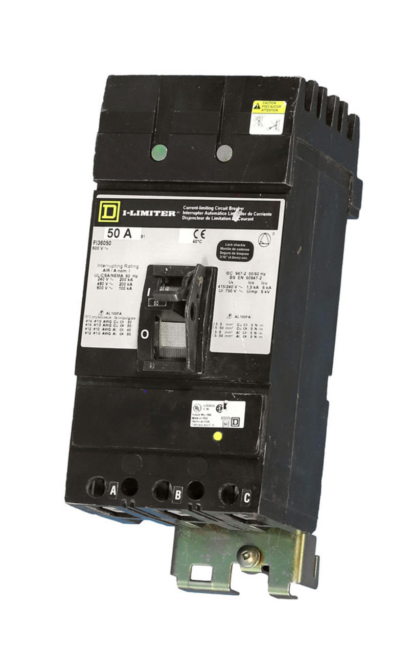 FI36020 Current Limiting Feature
200,000 AIC Rated