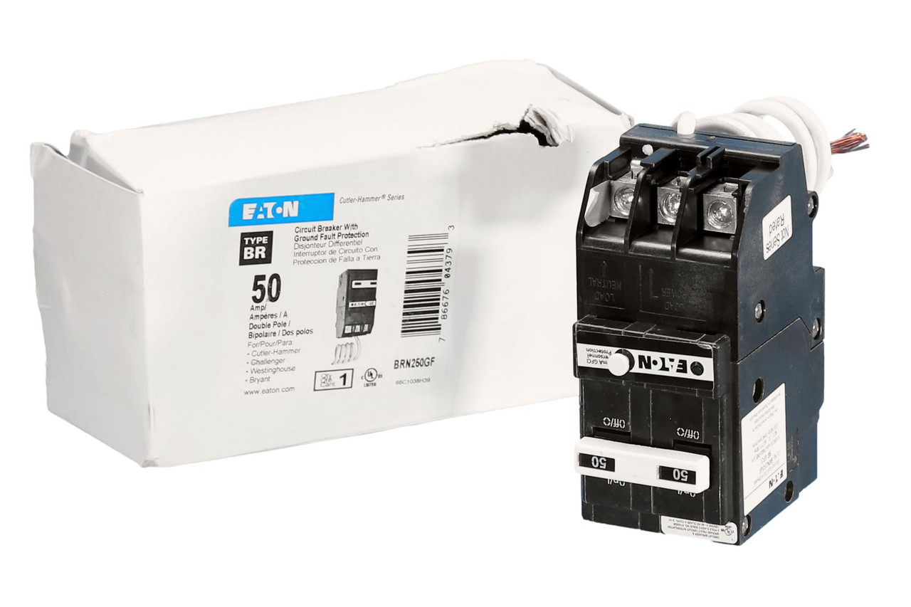 BRN250GF
2 Pole, 50 Amp GFI