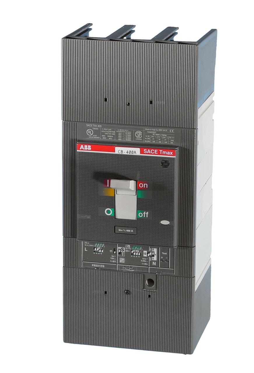 SACE-T5N-400 w/400A Trip Unit, ABB Circuit Breaker