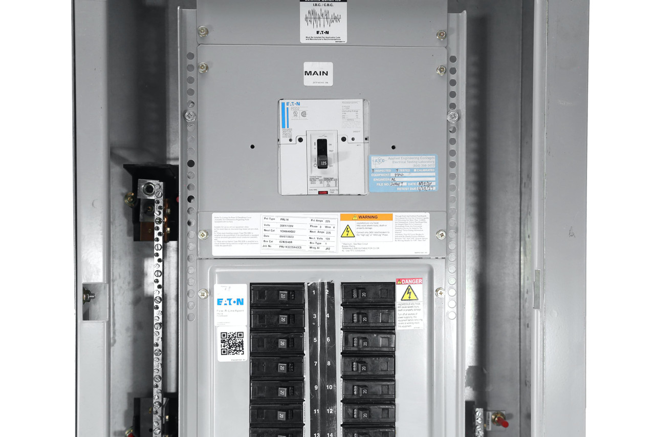 PRL1X3225X42CS 225A Main Breaker Panelboard