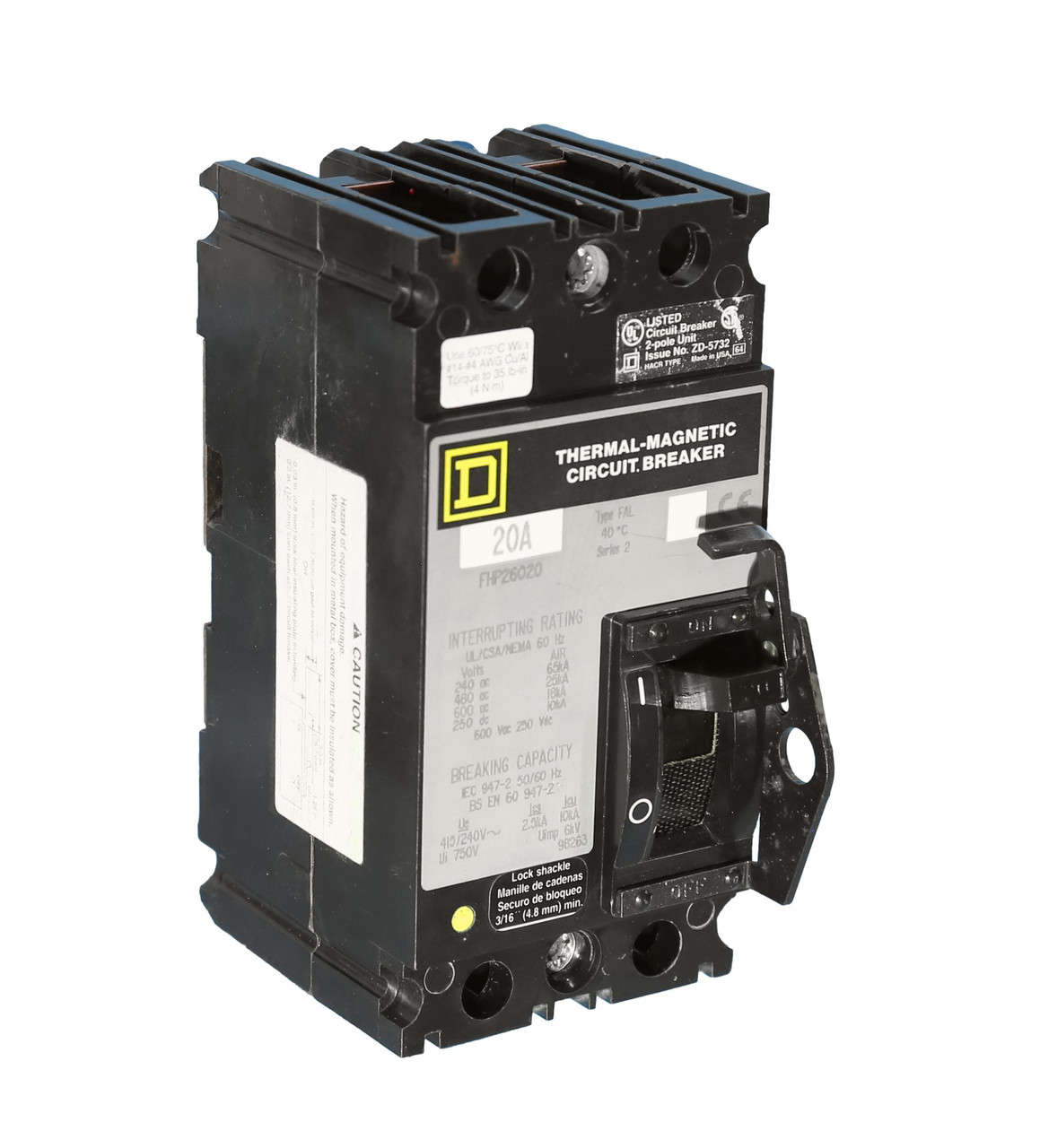 FHP26030
Panel Mount Circuit Breaker