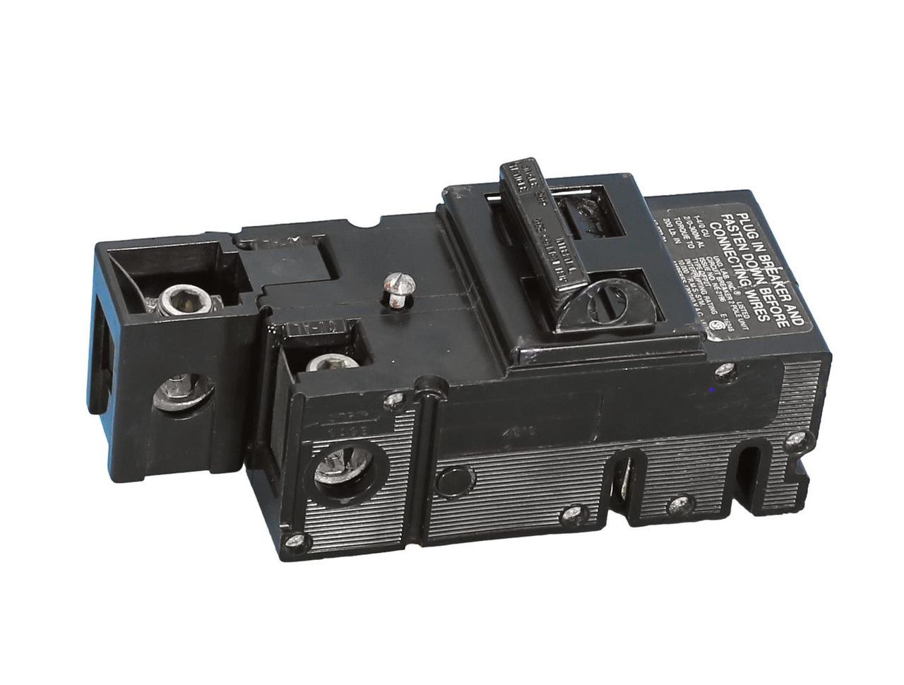 QFP2002T Type QFP2T Zinsco Circuit Breaker w/staggerd Lugs, Side Access