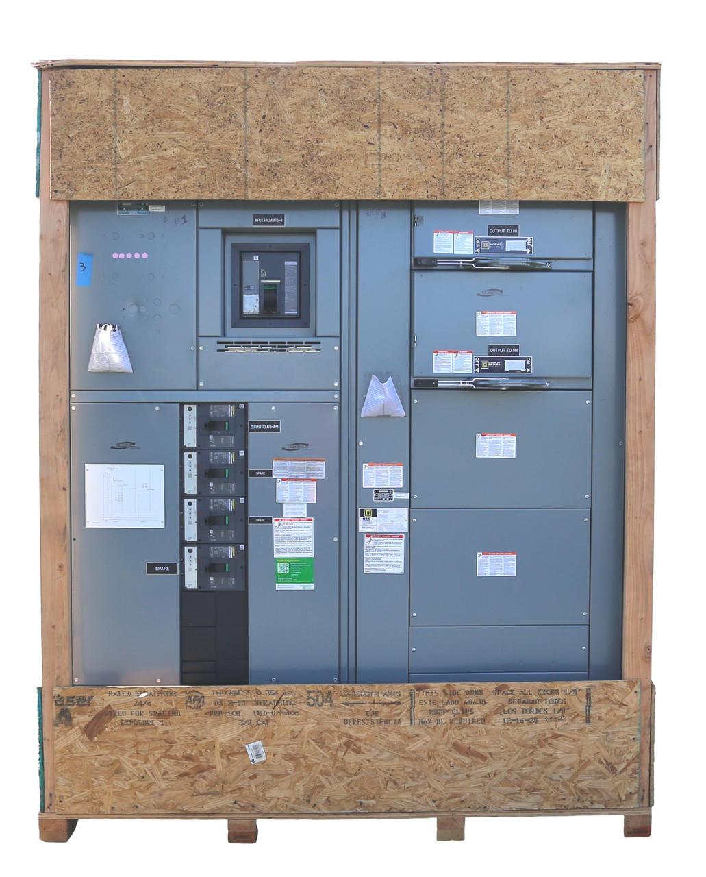 QED2 800A Main Switchboard w/Distribution 277/480V, I-LINE