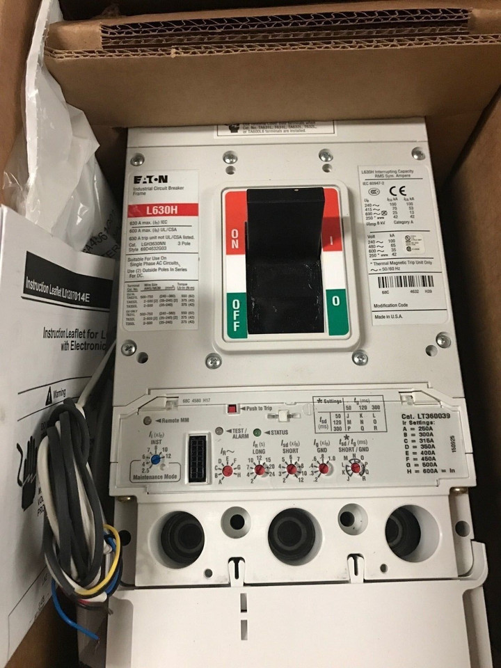 LGH360039G
Complete Breaker Frame and Trip Unit