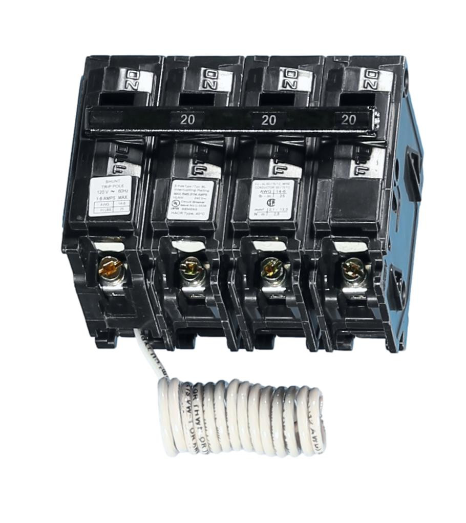 B32000S01
Factory Installed 120V Shunt Trip Accessory Device, 20A, 3 Pole 