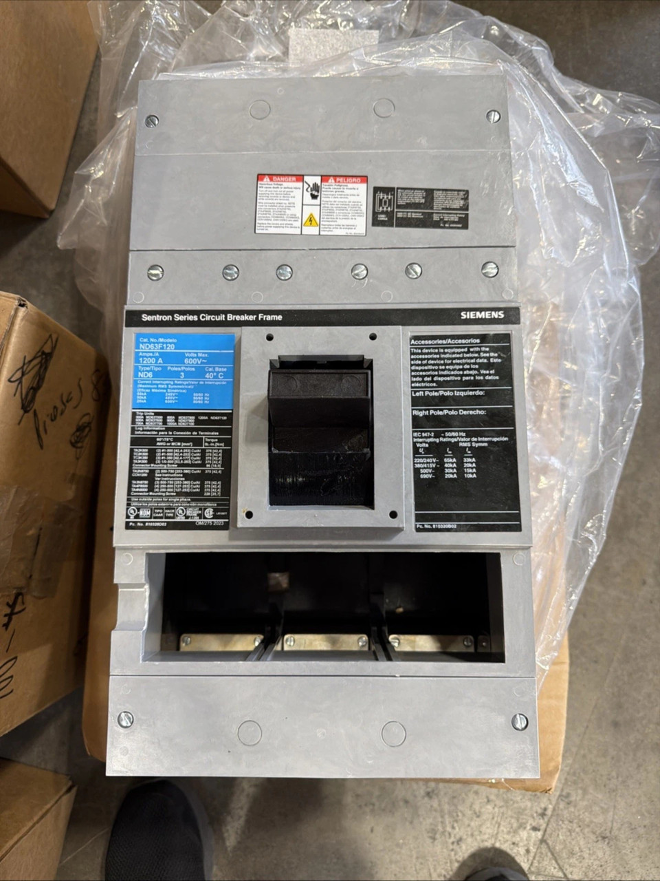 ND63F120 Frame only designation