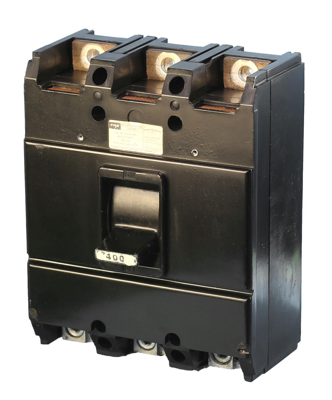 NJL631400 FPE Breaker
400 Amp Breaker