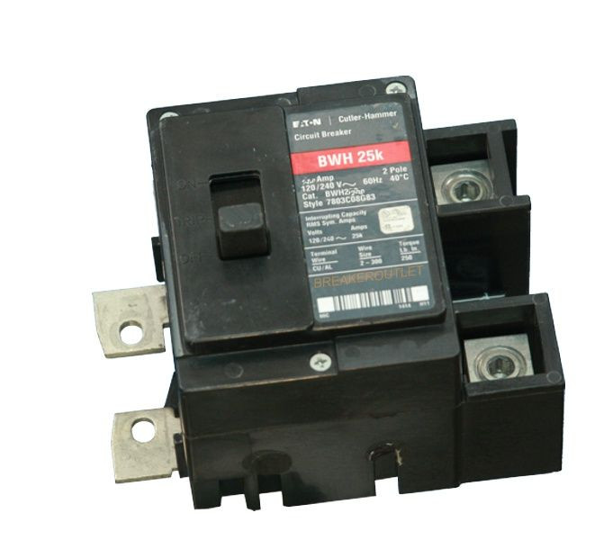 Eaton 25kAIC Main Breaker BHW200 for most residential load centers